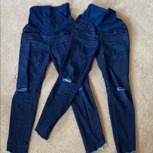 Jessica Simpson maternity jeans (2 pairs)